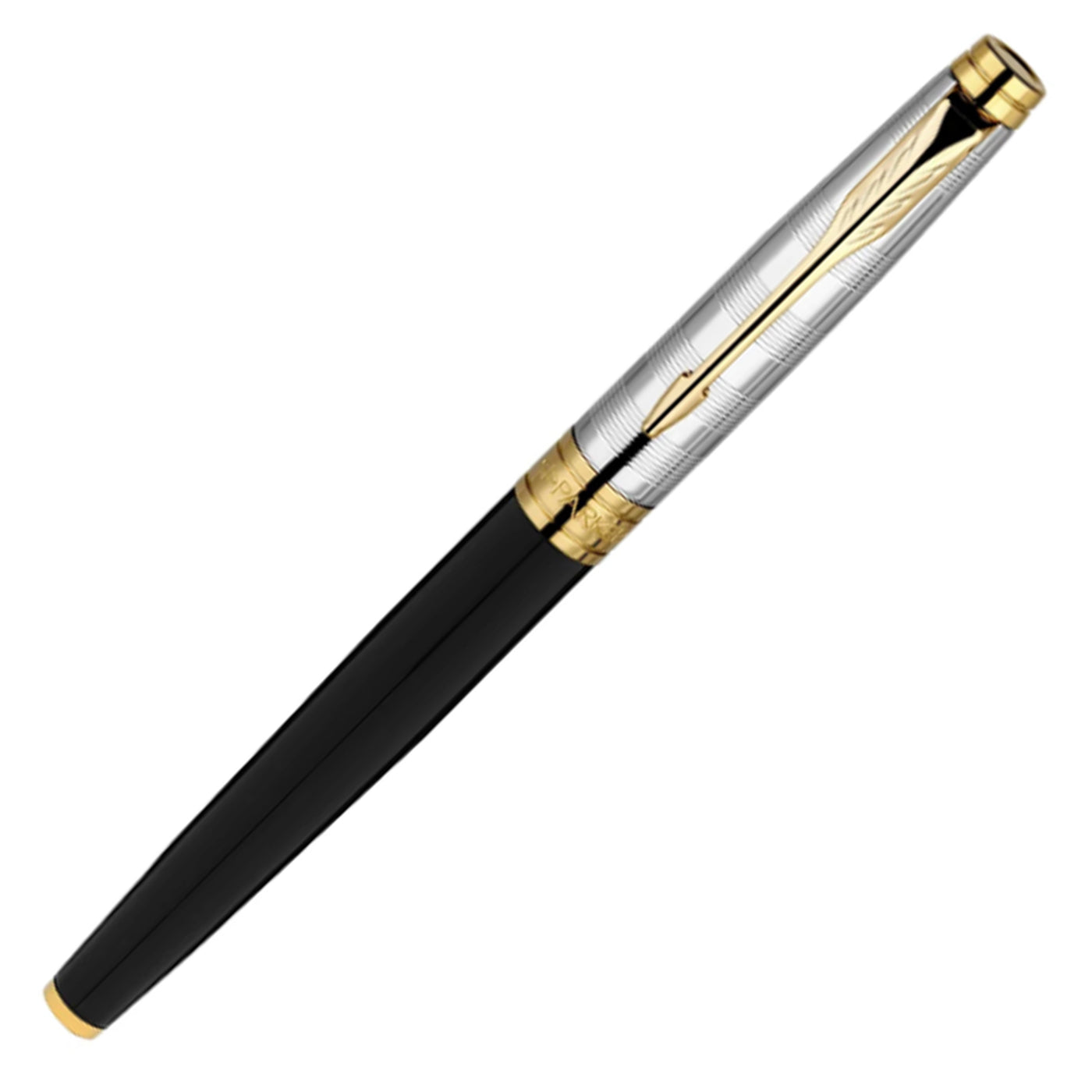 Parker Aster Fountain Pen - Deluxe Black & Chrome GT