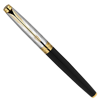 Parker Aster Fountain Pen - Deluxe Black & Chrome GT
