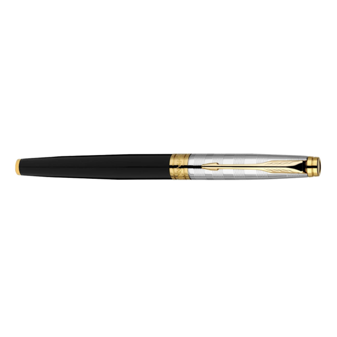 Parker Aster Fountain Pen - Deluxe Black & Chrome GT