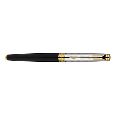 Parker Aster Fountain Pen - Deluxe Black & Chrome GT
