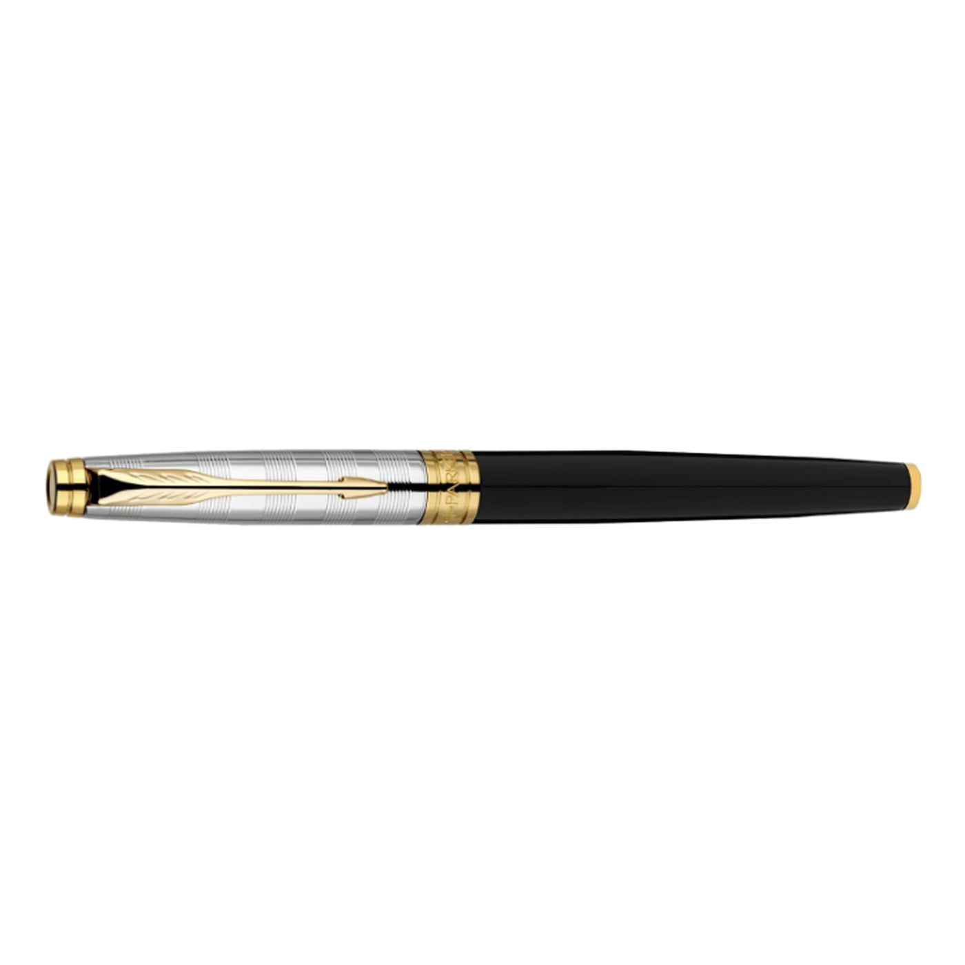 Parker Aster Fountain Pen - Deluxe Black & Chrome GT