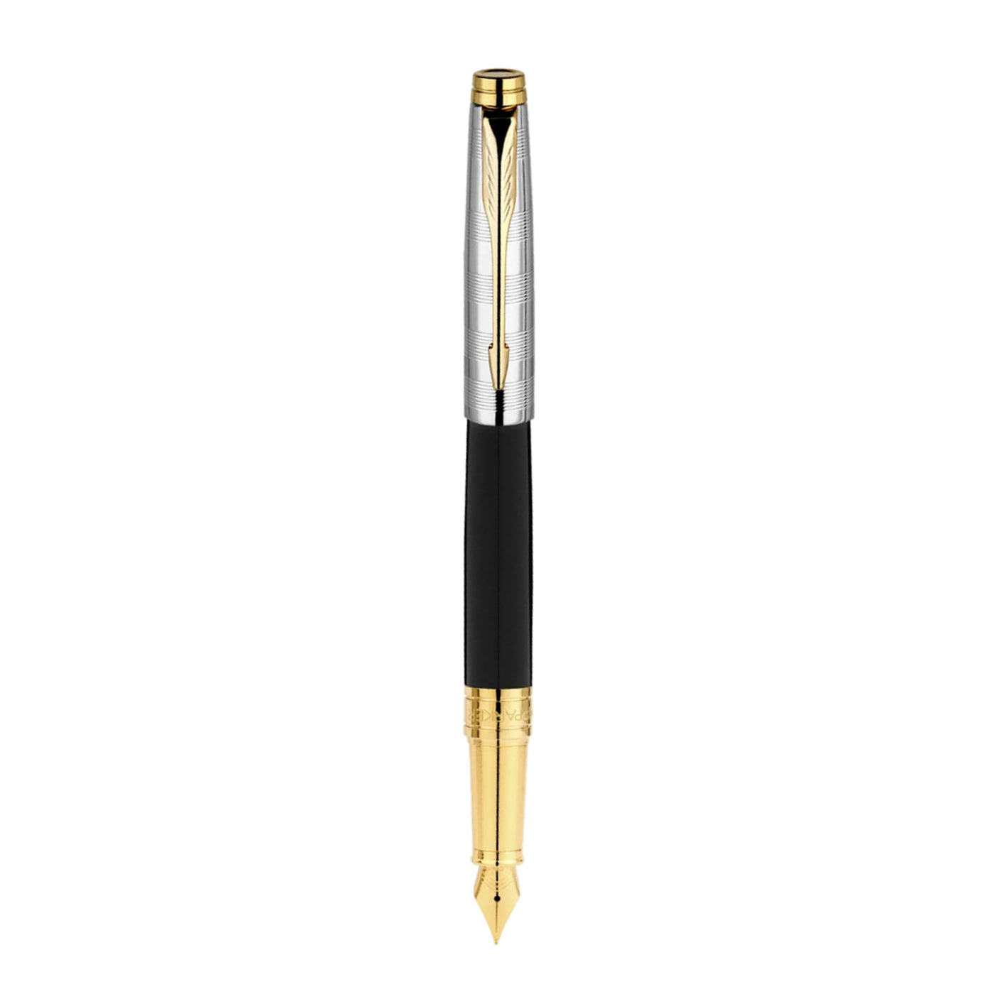 Parker Aster Fountain Pen - Deluxe Black & Chrome GT