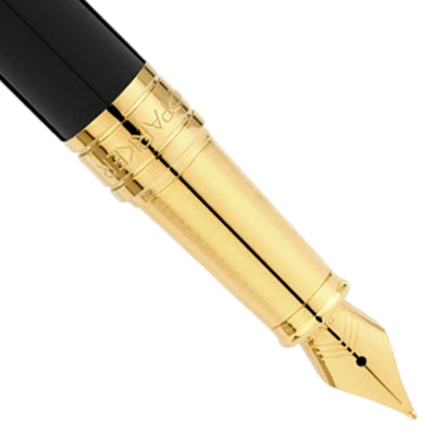 Parker Aster Fountain Pen - Deluxe Black & Chrome GT