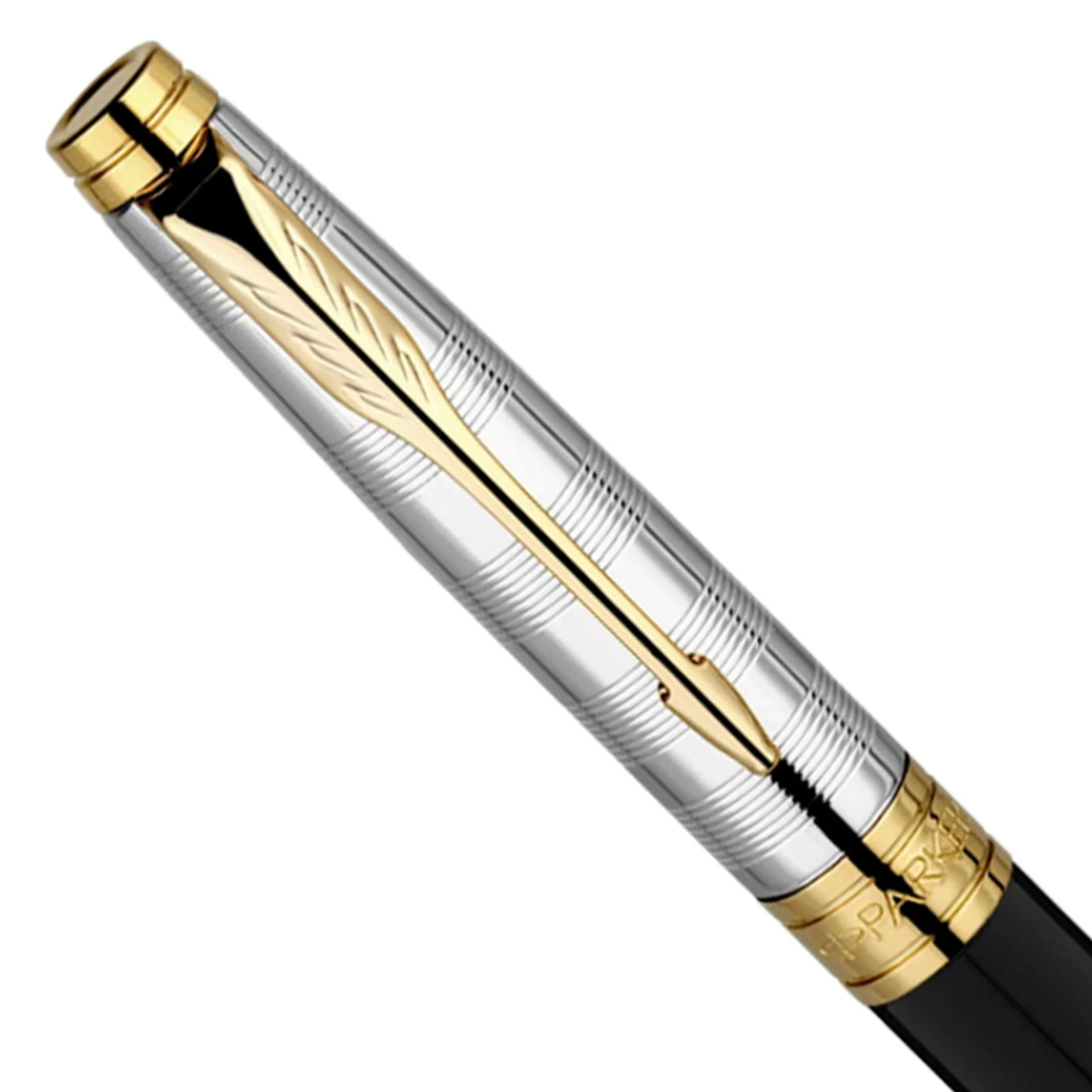 Parker Aster Fountain Pen - Deluxe Black & Chrome GT