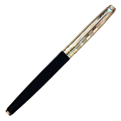 Parker Aster Fountain Pen - Deluxe Black & Gold GT