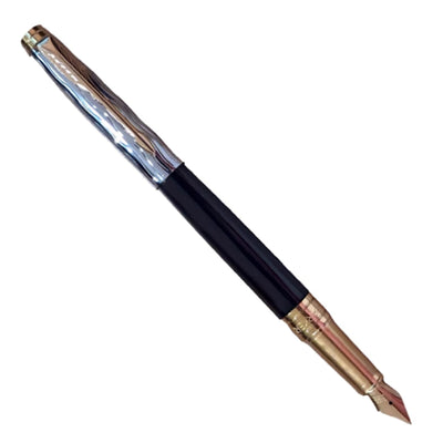 Parker Aster Fountain Pen - Essential Black & Chrome GT