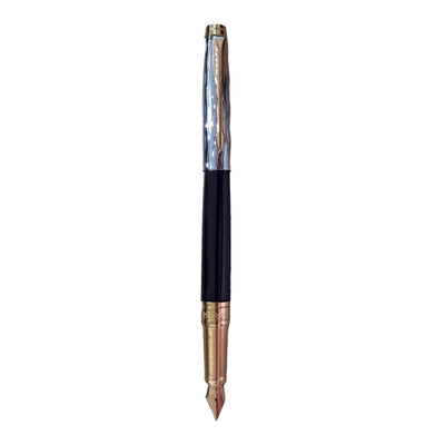 Parker Aster Fountain Pen - Essential Black & Chrome GT