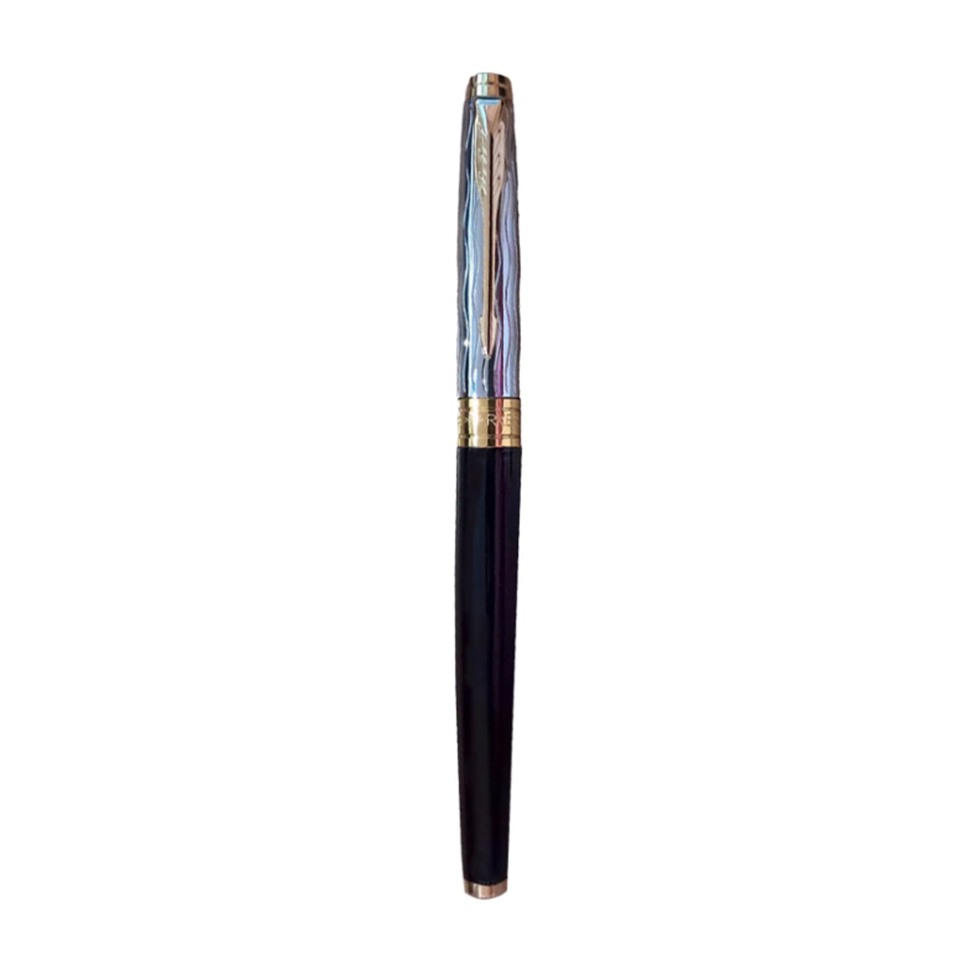 Parker Aster Fountain Pen - Essential Black & Chrome GT