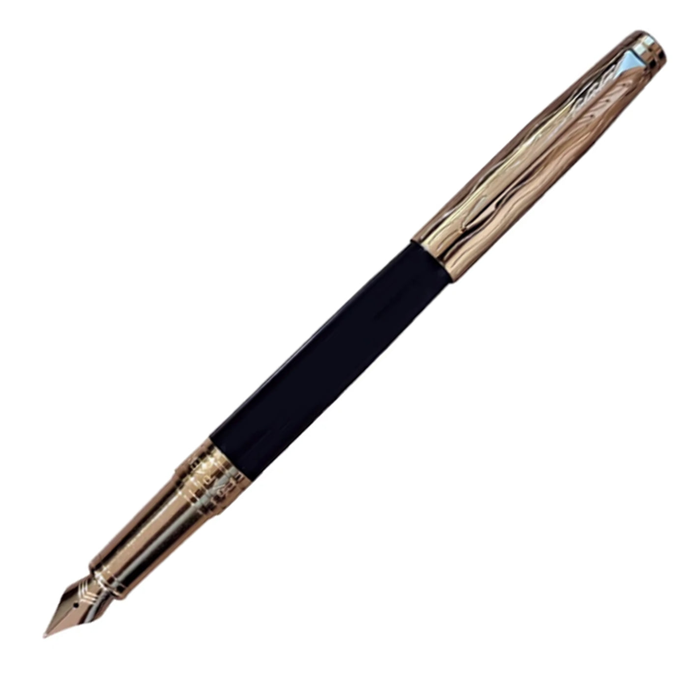 Parker Aster Fountain Pen - Essential Black & Gold GT