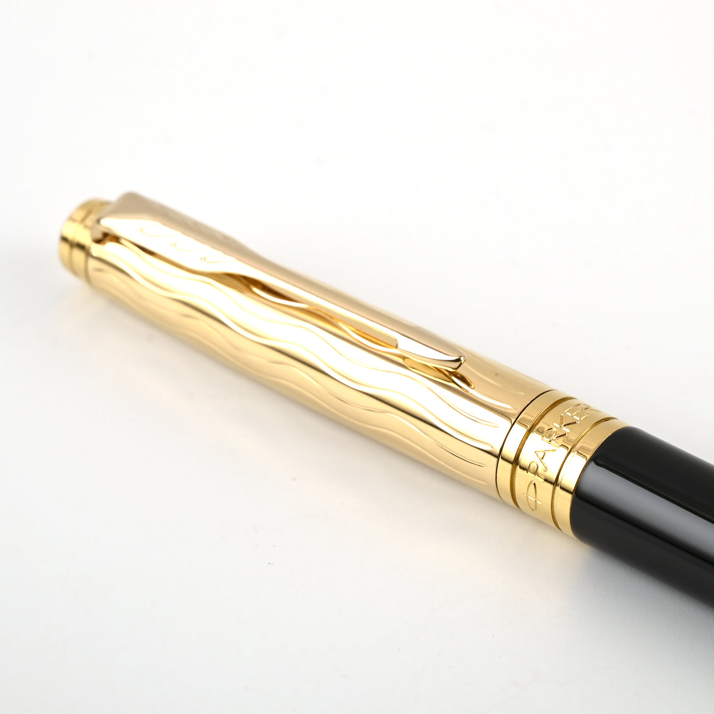 Parker Aster Fountain Pen - Essential Black & Gold GT 5