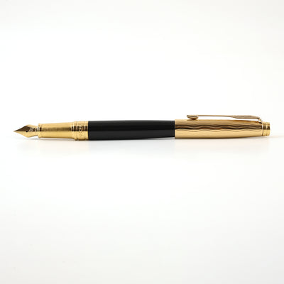 Parker Aster Fountain Pen - Essential Black & Gold GT 6