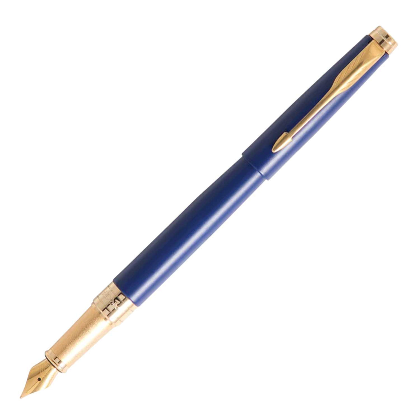 Parker Aster Fountain Pen - Matte Blue GT 1