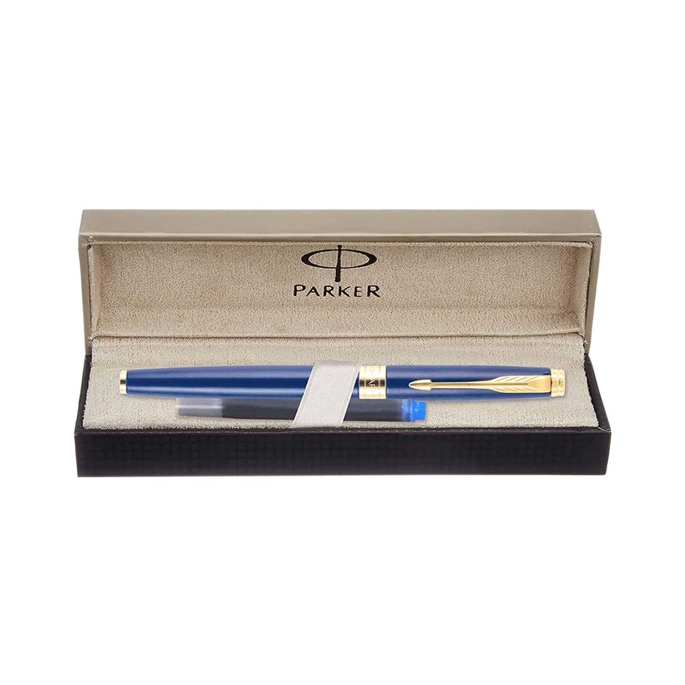Parker Aster Fountain Pen - Matte Blue GT 5