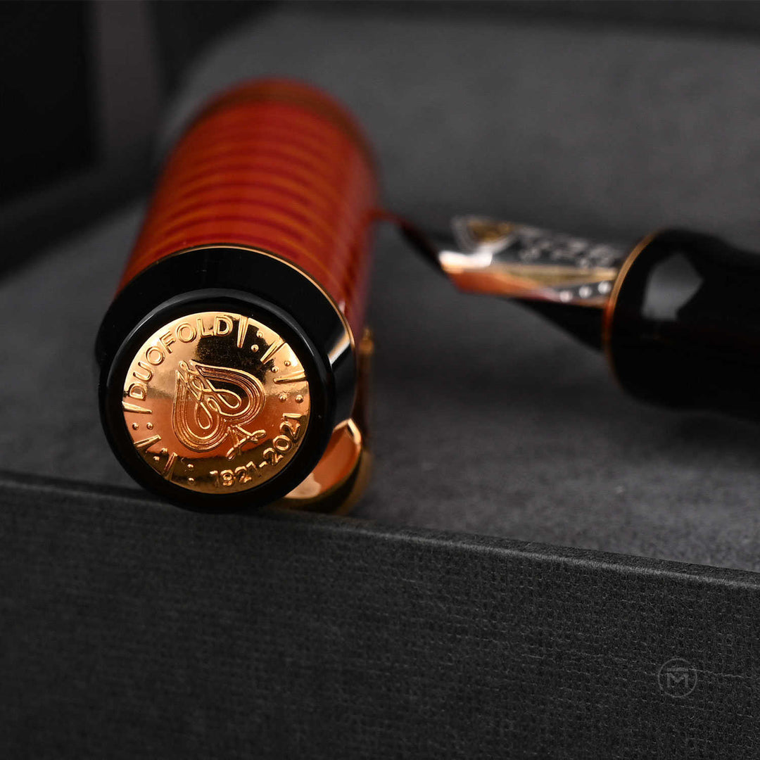 Parker Duofold Red L. E. Fountain Pen | Shop Online at Makoba | Parker