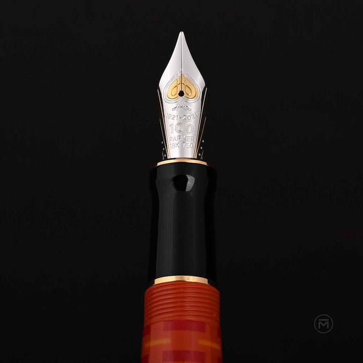Parker Duofold Red L. E. Fountain Pen | Shop Online at Makoba | Parker
