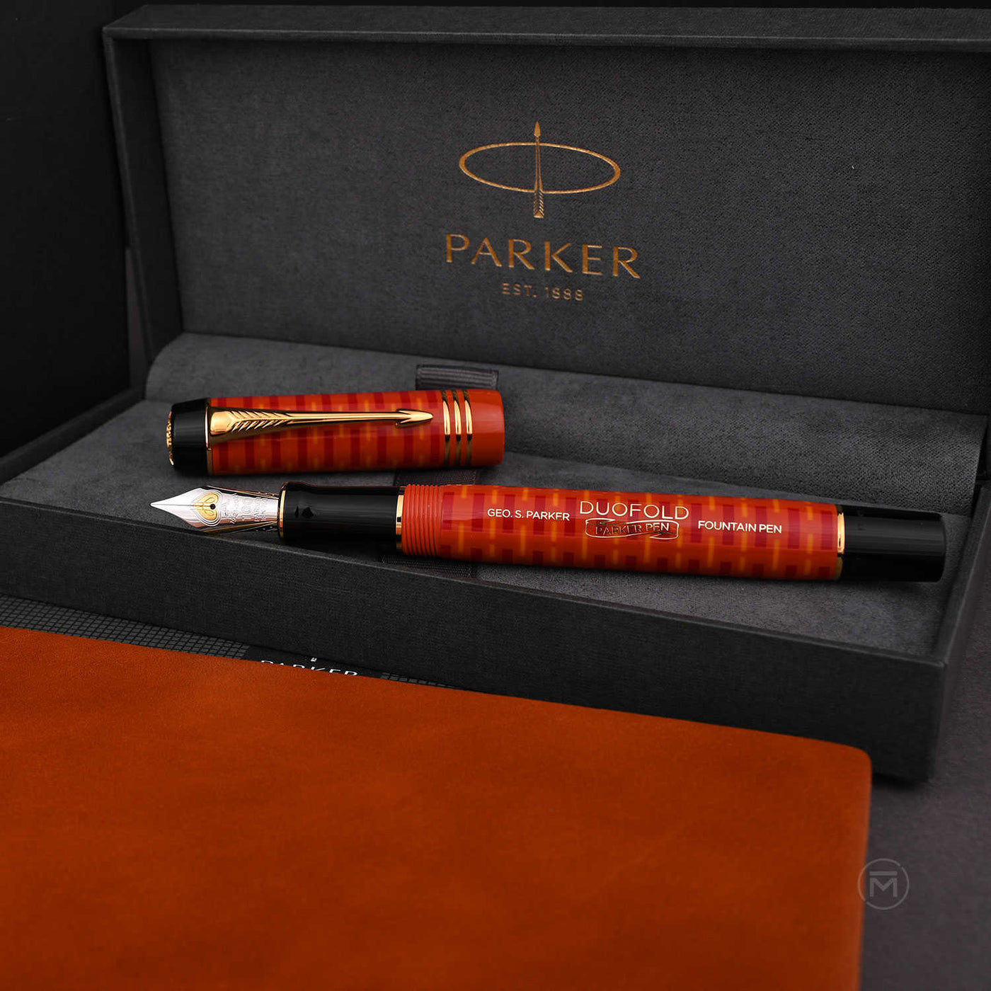 Parker Duofold 100th Anniversary Limited Edition Fountain Pen, Red - 18K Gold Nib 8