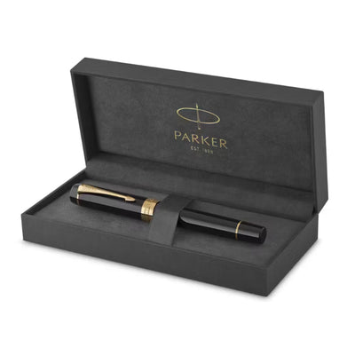 Parker Duofold Classic Fountain Pen - Black GT