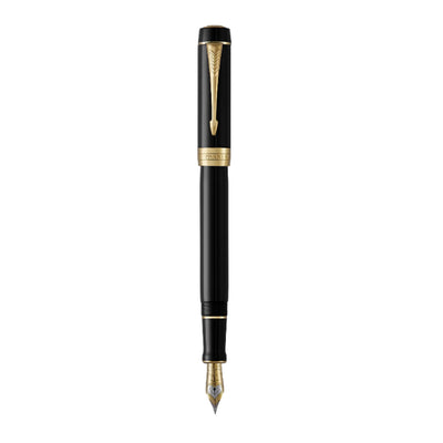 Parker Duofold Classic Fountain Pen - Black GT