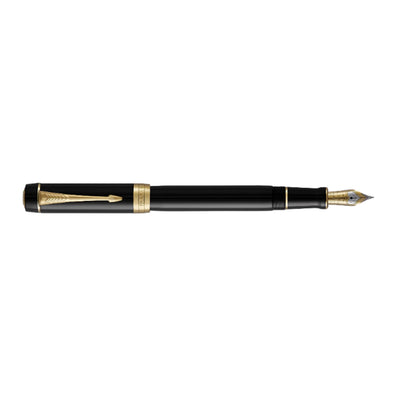 Parker Duofold Classic Fountain Pen - Black GT