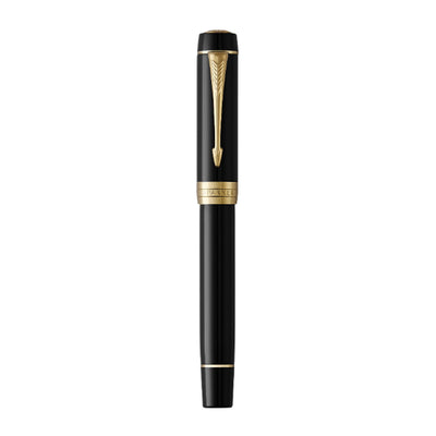 Parker Duofold Classic Fountain Pen - Black GT