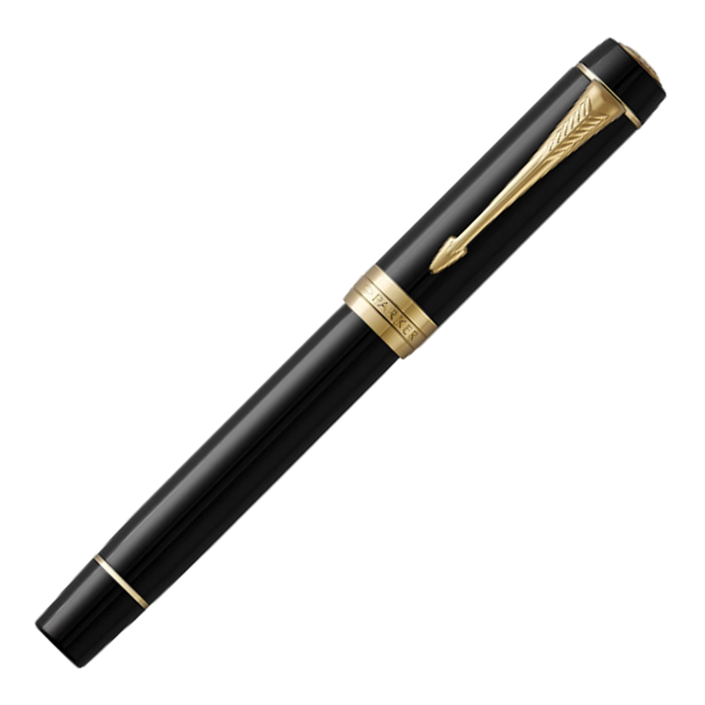Parker Duofold Classic Fountain Pen - Black GT