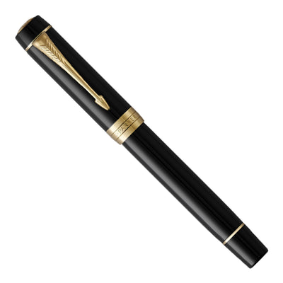 Parker Duofold Classic Fountain Pen - Black GT