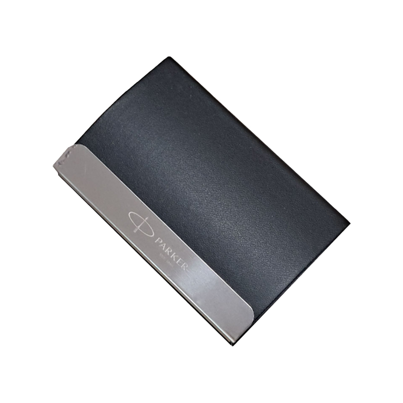 Parker Gift Set - Aster Lacquer Black GT Roller Ball Pen with Business Card Holder