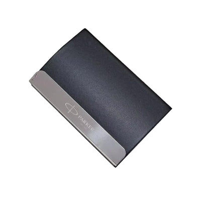 Parker Gift Set - Aster Shiny Chrome GT Ball Pen with Business Card Holder