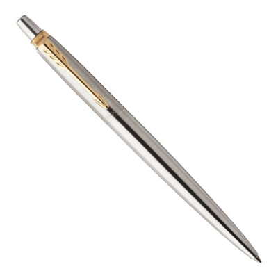 Parker Gift Set - Jotter Stainless Steel GT Ball Pen with Parker Notebook