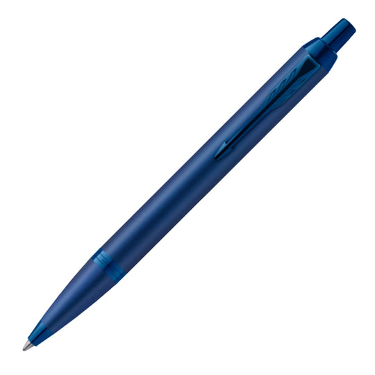 Parker IM Monochrome Ball Pen - Blue PVD