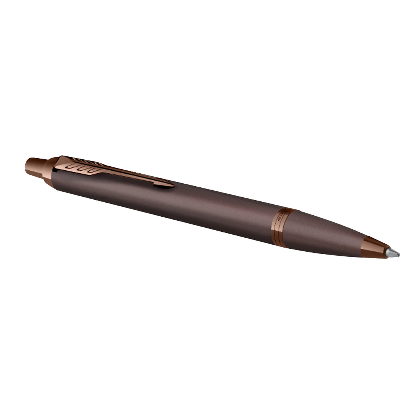 Parker IM Monochrome Ball Pen - Burgundy PVD 6