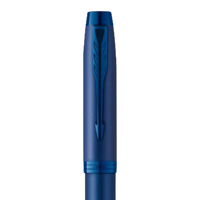 Parker IM Monochrome Fountain Pen - Blue PVD 12