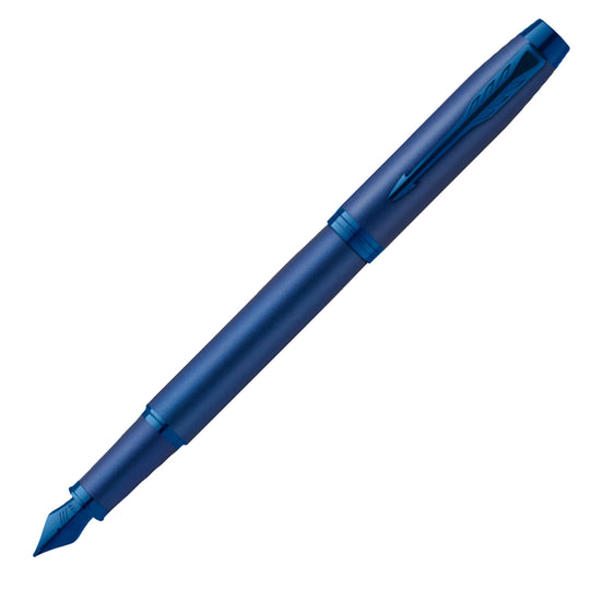Parker IM Monochrome Fountain Pen - Blue PVD