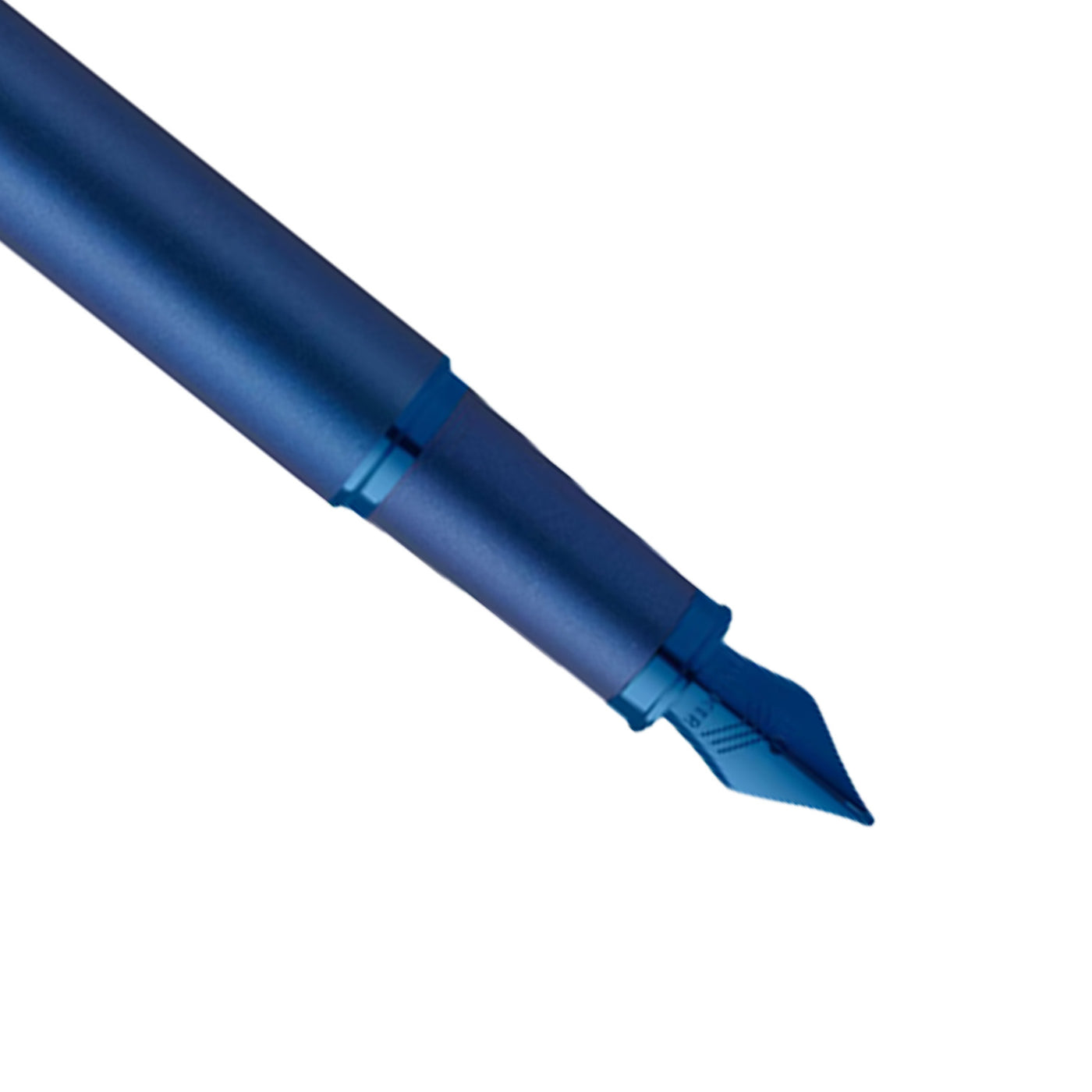 Parker IM Monochrome Fountain Pen - Blue PVD 6