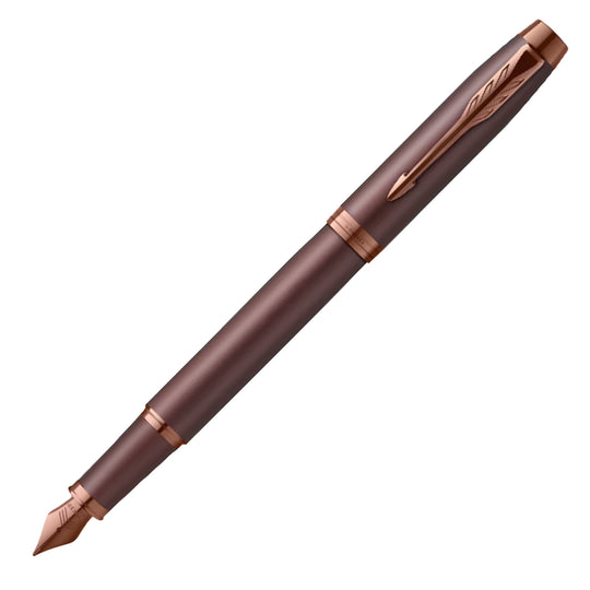 Parker IM Monochrome Fountain Pen - Burgundy PVD