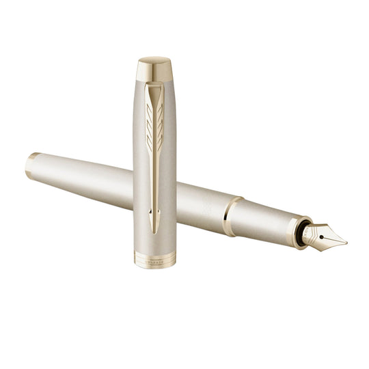 Parker IM Monochrome Fountain Pen - Champagne PVD