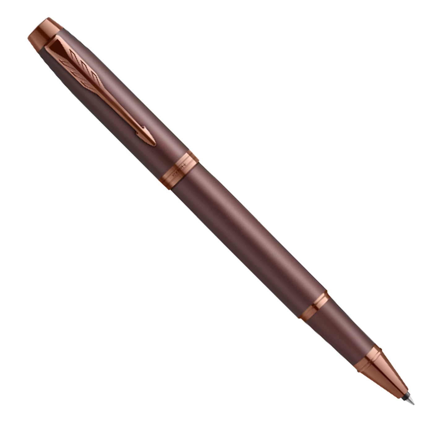 Parker IM Monochrome Roller Ball Pen - Burgundy PVD 2