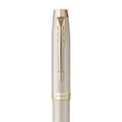 Parker IM Monochrome Roller Ball Pen - Champagne PVD 11