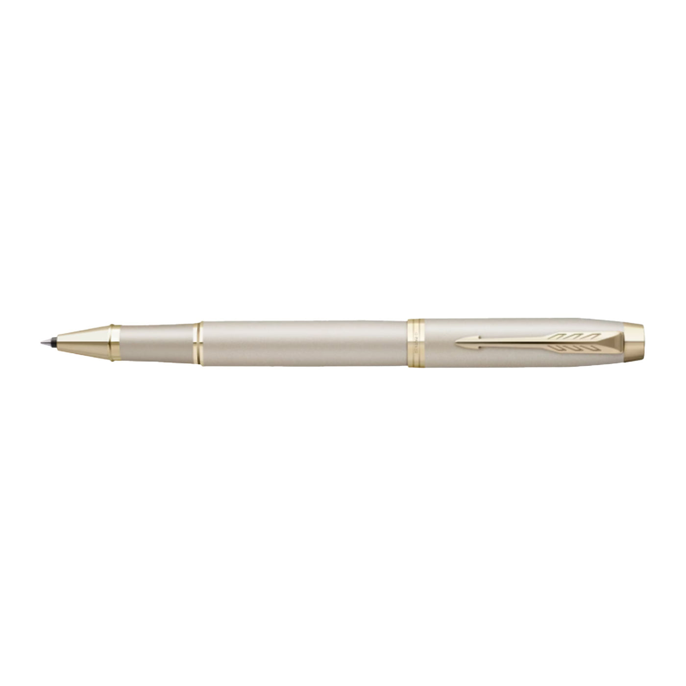 Parker IM Monochrome Roller Ball Pen - Champagne PVD 4