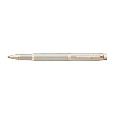 Parker IM Monochrome Roller Ball Pen - Champagne PVD 4