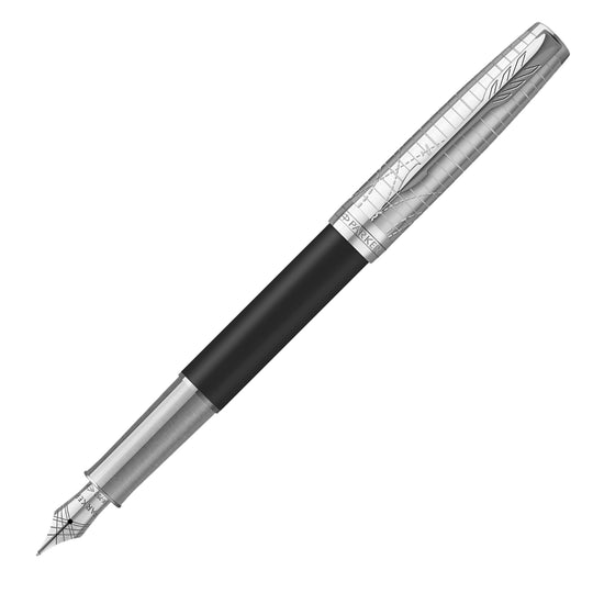 Parker Sonnet Legacy of Flight Fountain Pen - Matte Black & Chrome CT