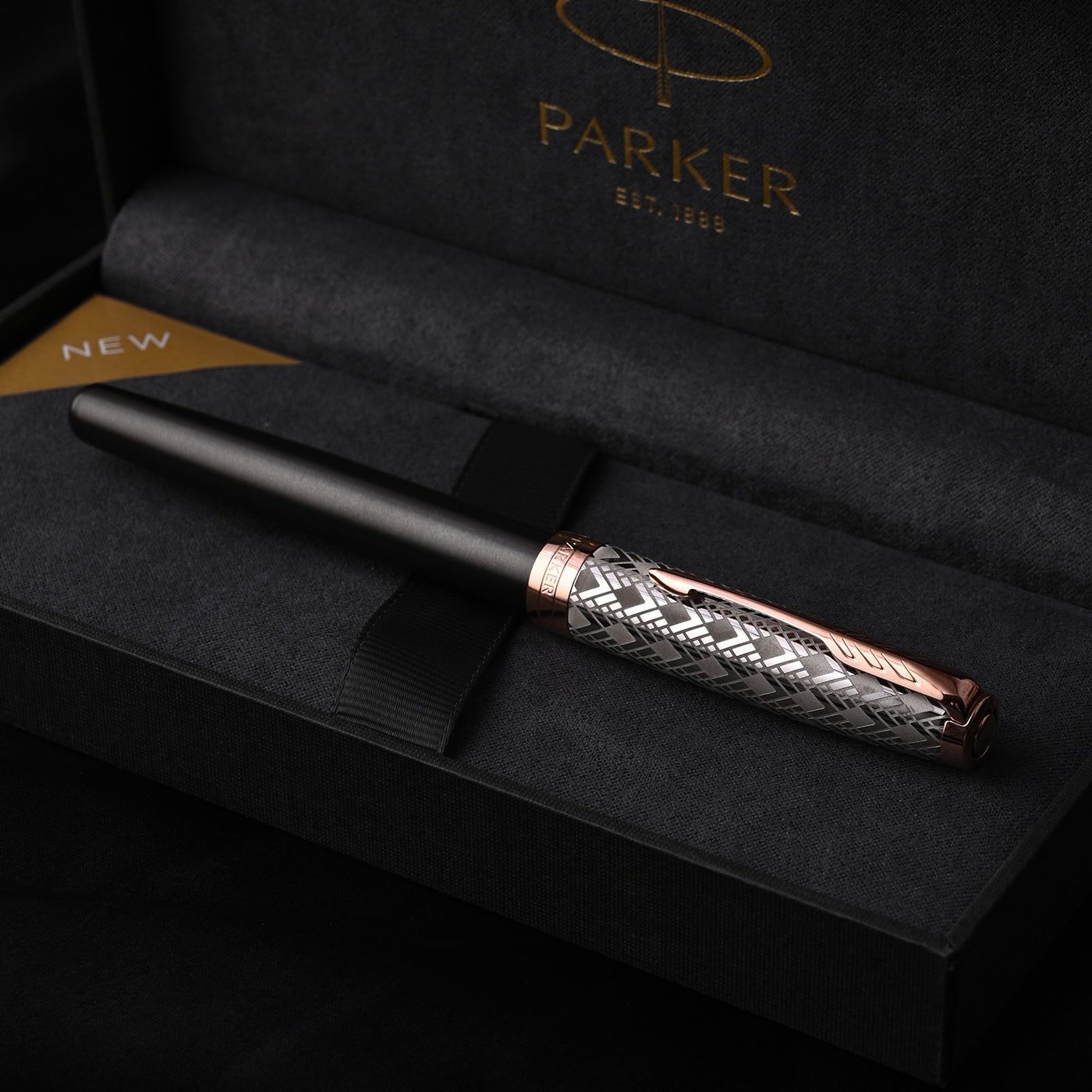 Parker Sonnet Premium Fountain Pen - Metal & Grey RGT 13