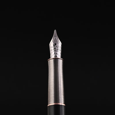 Parker Sonnet Premium Fountain Pen - Metal & Grey RGT 12