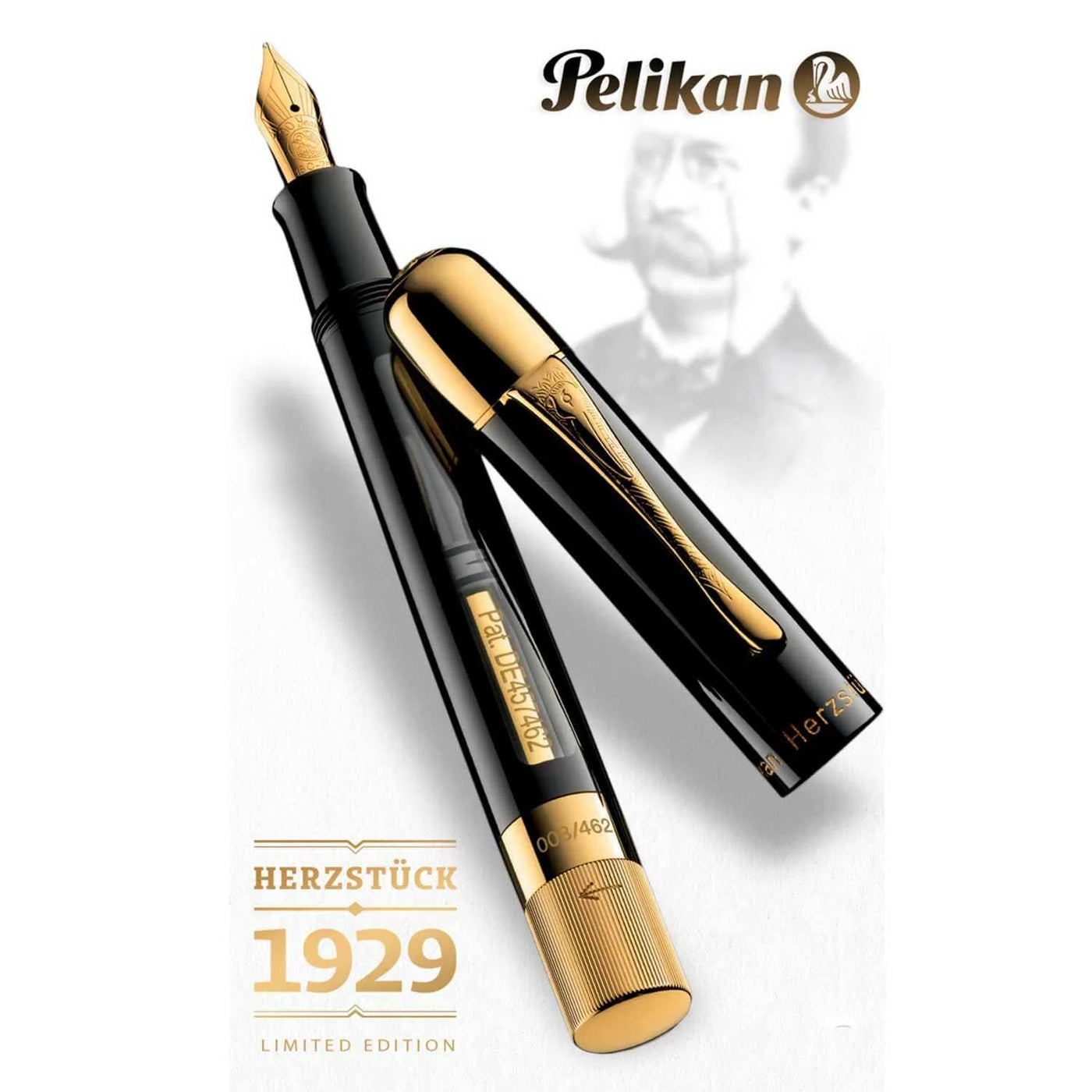 Pelikan Herzstuck 1929 Limited Edition Fountain Pen Black 18K Gold Nib 4