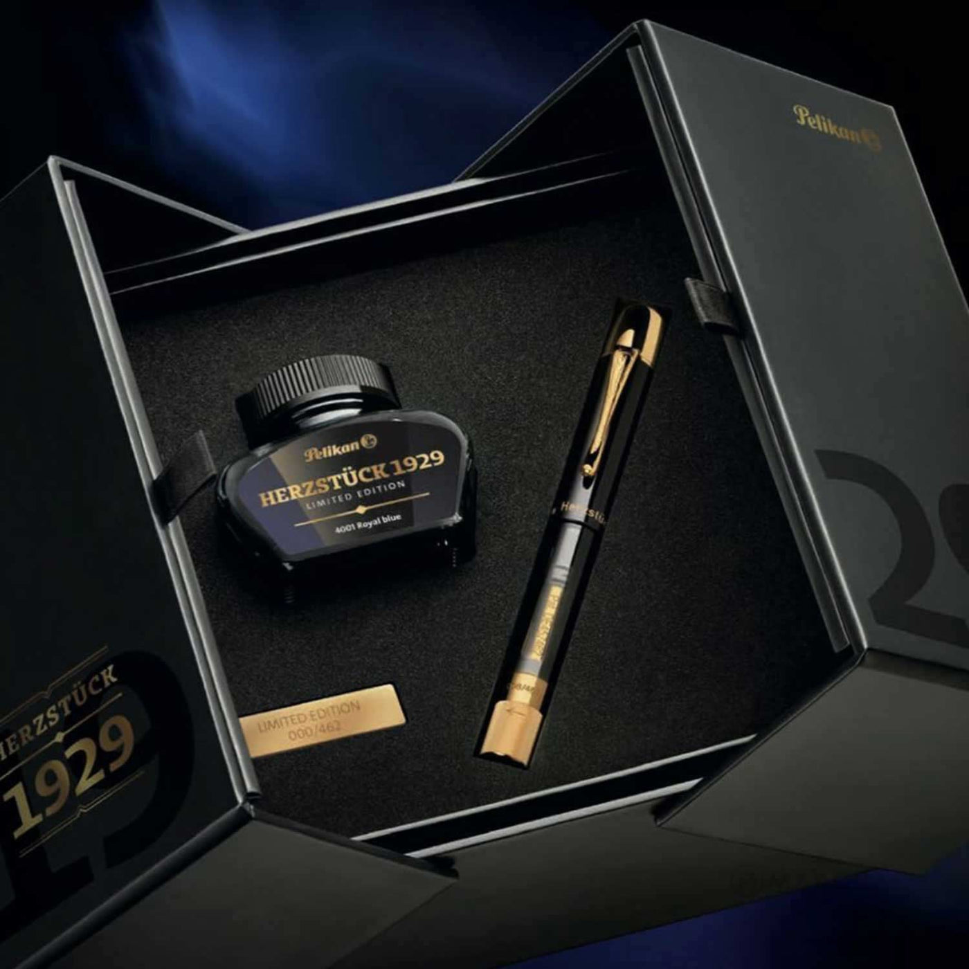 Pelikan Herzstuck 1929 Limited Edition Fountain Pen Black 18K Gold Nib 5