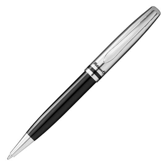 Pelikan Jazz Elegance Ball Pen - Black & Chrome