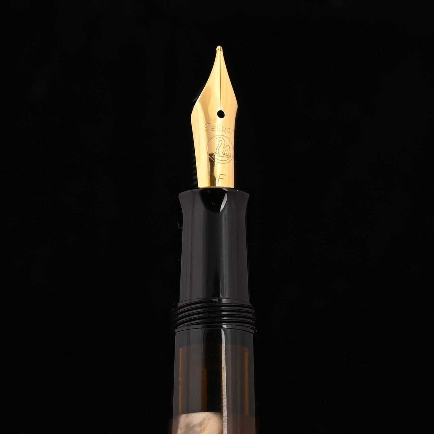 Pelikan M200 Fountain Pen Brown Marbled GT 12