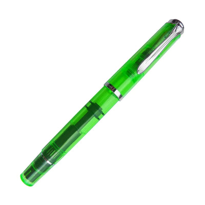 Pelikan M205 Fountain Pen Duo Highlighter Green (Special Edition) Steel Nib 2