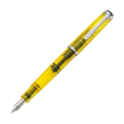 Pelikan M205 Fountain Pen Duo Highlighter Yellow (Special Edition) Steel Nib 1