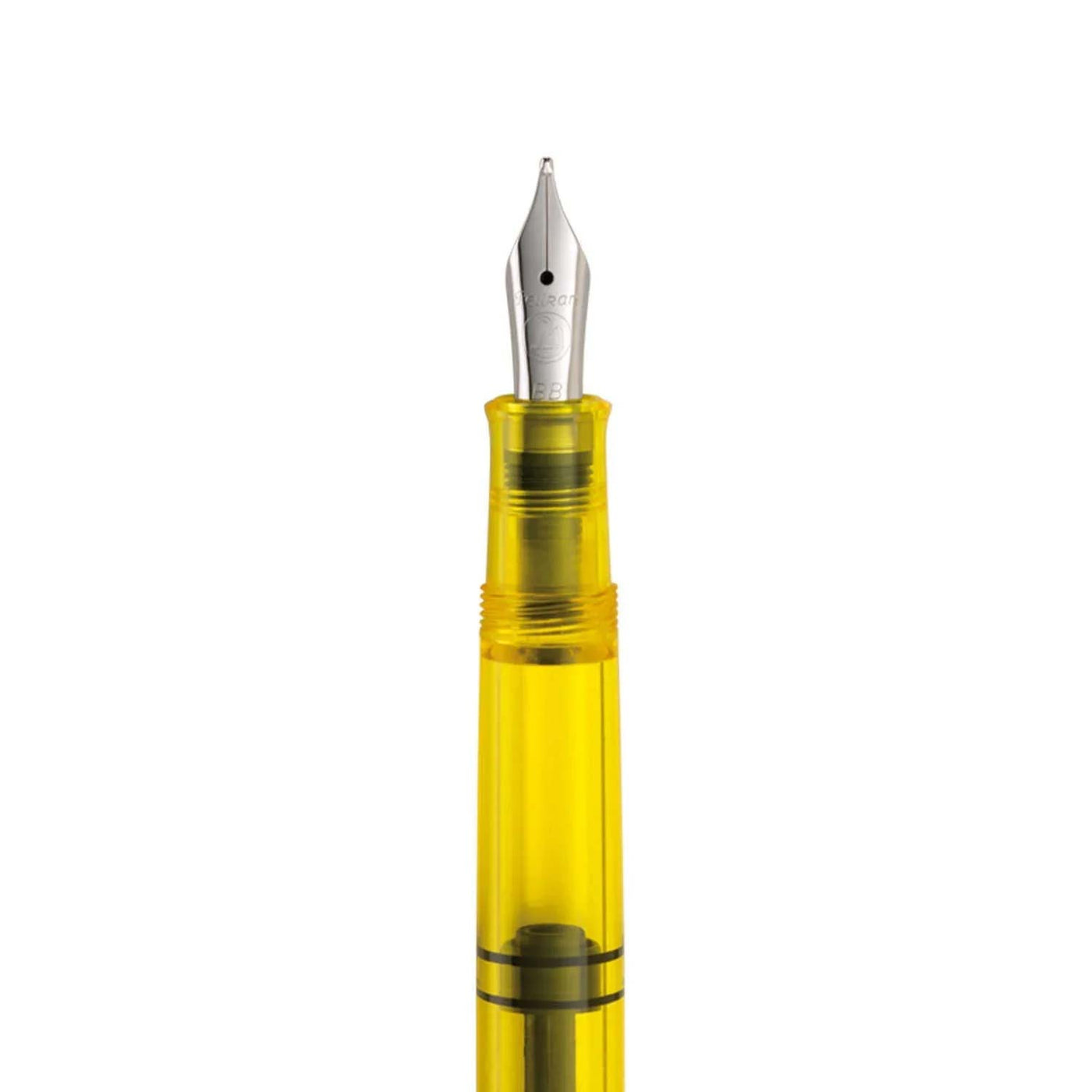 Pelikan M205 Fountain Pen Duo Highlighter Yellow (Special Edition) Steel Nib 2